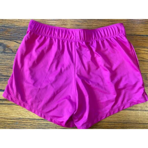 Nike Dri Fit Shorts Pink Pull On Women’s Medium 5” Pockets - Picture 4 of 7